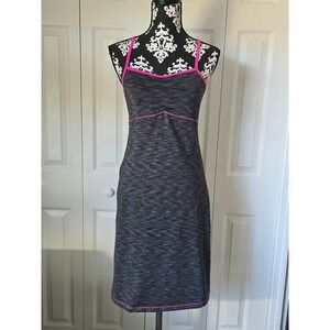 Dakini Dress Space Dye Gray Pink Women's